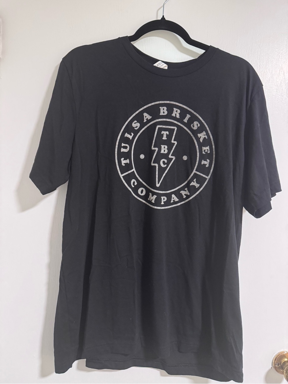 Men’s T Shirt Black Xl Soft Tulsa Brisket Company Tee Shirt Comfy Breathable